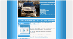 Desktop Screenshot of dd-taxiunternehmen.de